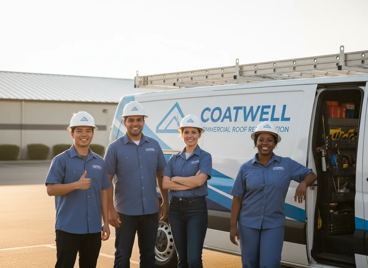 Commercial roof coating company in Grafton, WI